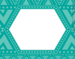 Barker Creek Self-adhesive Bohemian School Name Tags, 2.75" x 3.5", 45/Pack (BC1538)