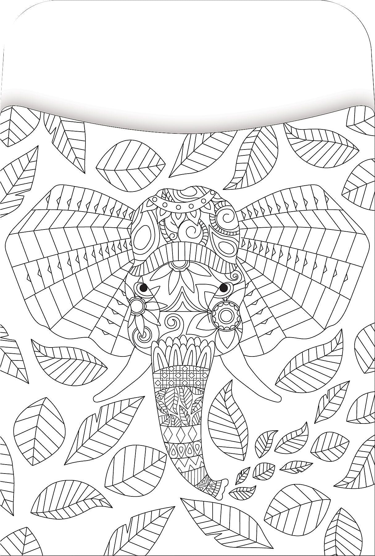 Barker Creek Color Me! Boho Library Pockets, 5.125" x 3.5", 30/Pack (BC1240)