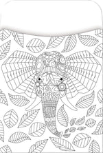 Barker Creek Color Me! Boho Library Pockets, 5.125" x 3.5", 30/Pack (BC1240)