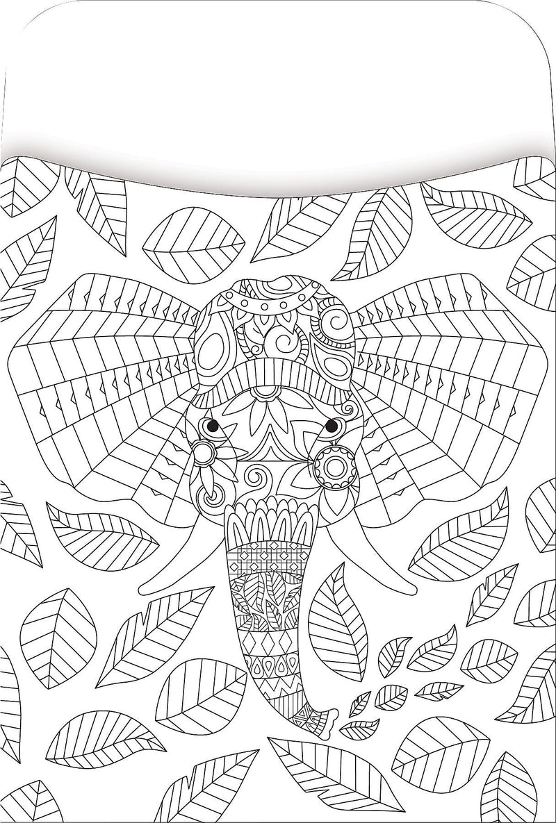 Barker Creek Color Me! Boho Library Pockets, 5.125" x 3.5", 30/Pack (BC1240)