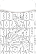 Barker Creek Color Me! Boho Library Pockets, 5.125" x 3.5", 30/Pack (BC1240)