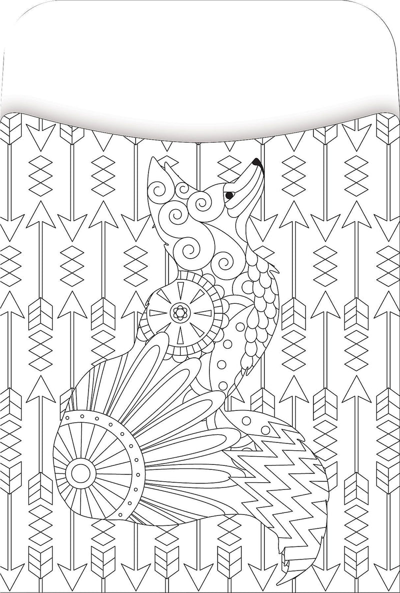 Barker Creek Color Me! Boho Library Pockets, 5.125" x 3.5", 30/Pack (BC1240)