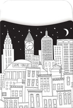 Barker Creek Color Me! Cityscapes Library Pockets, 5.125" x 3.5", 60/Pack (BC1244)