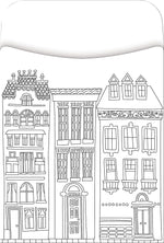 Barker Creek Color Me! Cityscapes Library Pockets, 5.125" x 3.5", 60/Pack (BC1244)