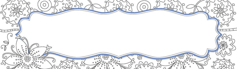 Barker Creek Color Me! In My Garden School Name Plates, 12" x 3.5", 36/Pack (BC1441)