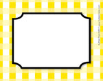 Barker Creek Self-adhesive Buffalo Plaid School Name Tags, 2.75" x 3.5", 45/Pack (BC1540)