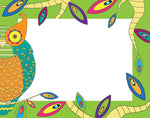 Barker Creek Self-adhesive Bohemian Animals School Name Tags, 2.75" x 3.5", 45/Pack (BC1548)