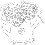 Barker Creek Color Me! In My Garden Double-Sided Accents, 36/Pack (BC2212)