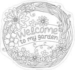 Barker Creek Color Me! In My Garden Double-Sided Accents, 36/Pack (BC2212)