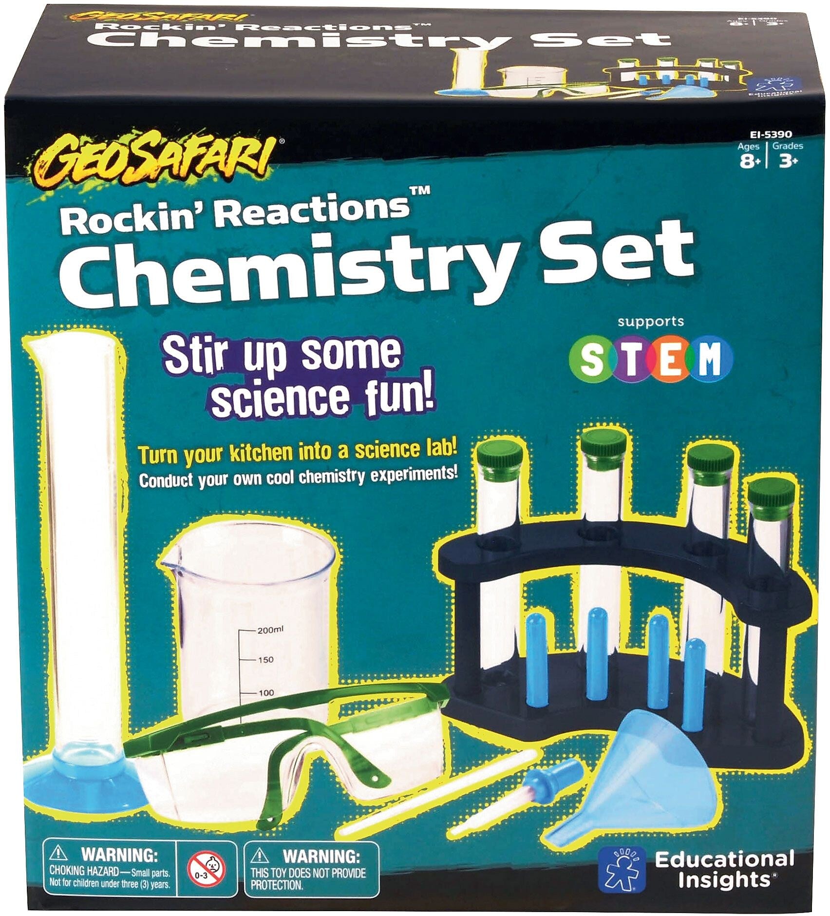GeoSafari Rockin' ReactionsTM Chemistry Set (5390)