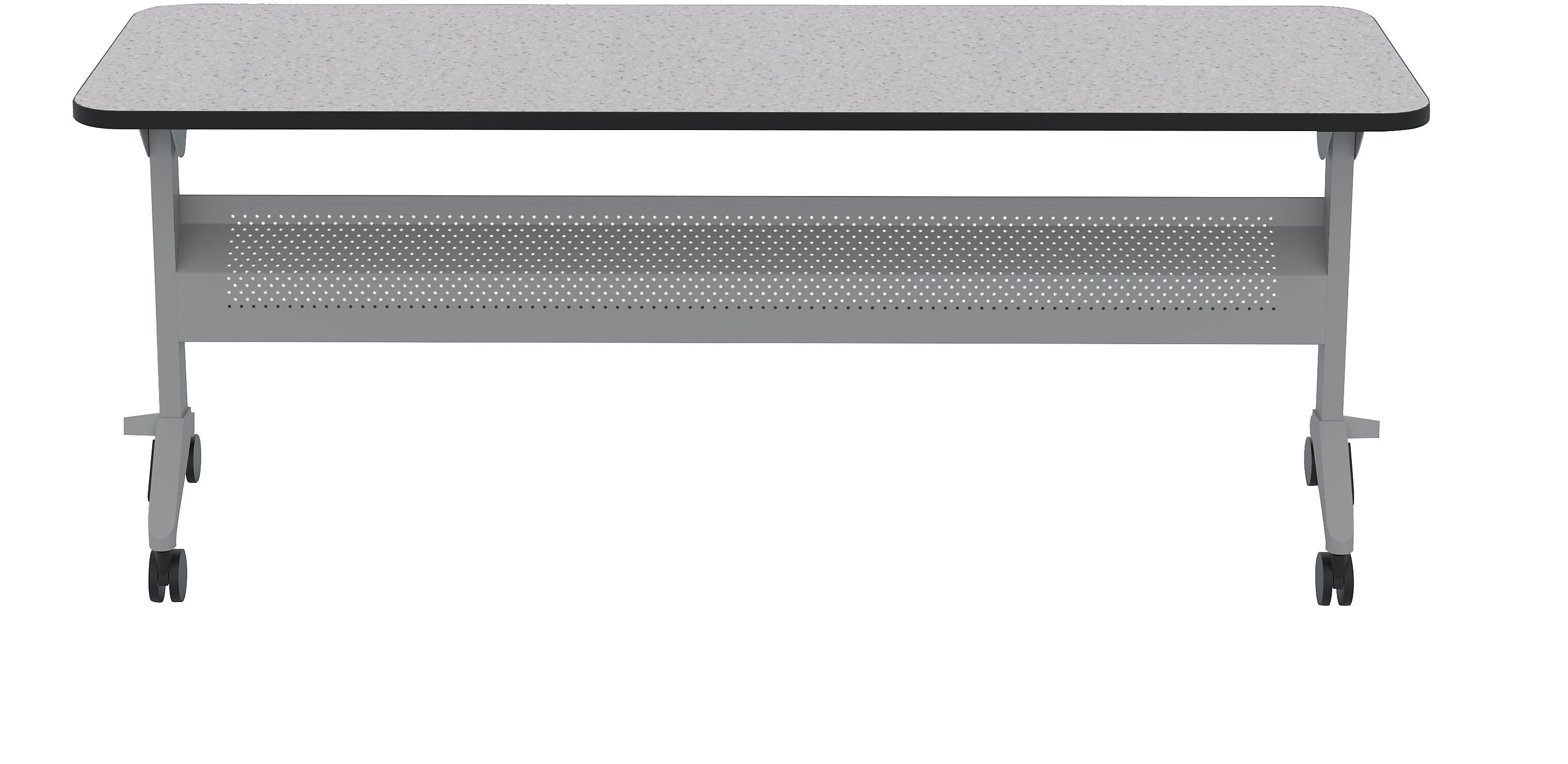 Safco Flip-n-Go 48" Rectangular Laminate Training Table, Folkstone (LF2448TSFLK4)