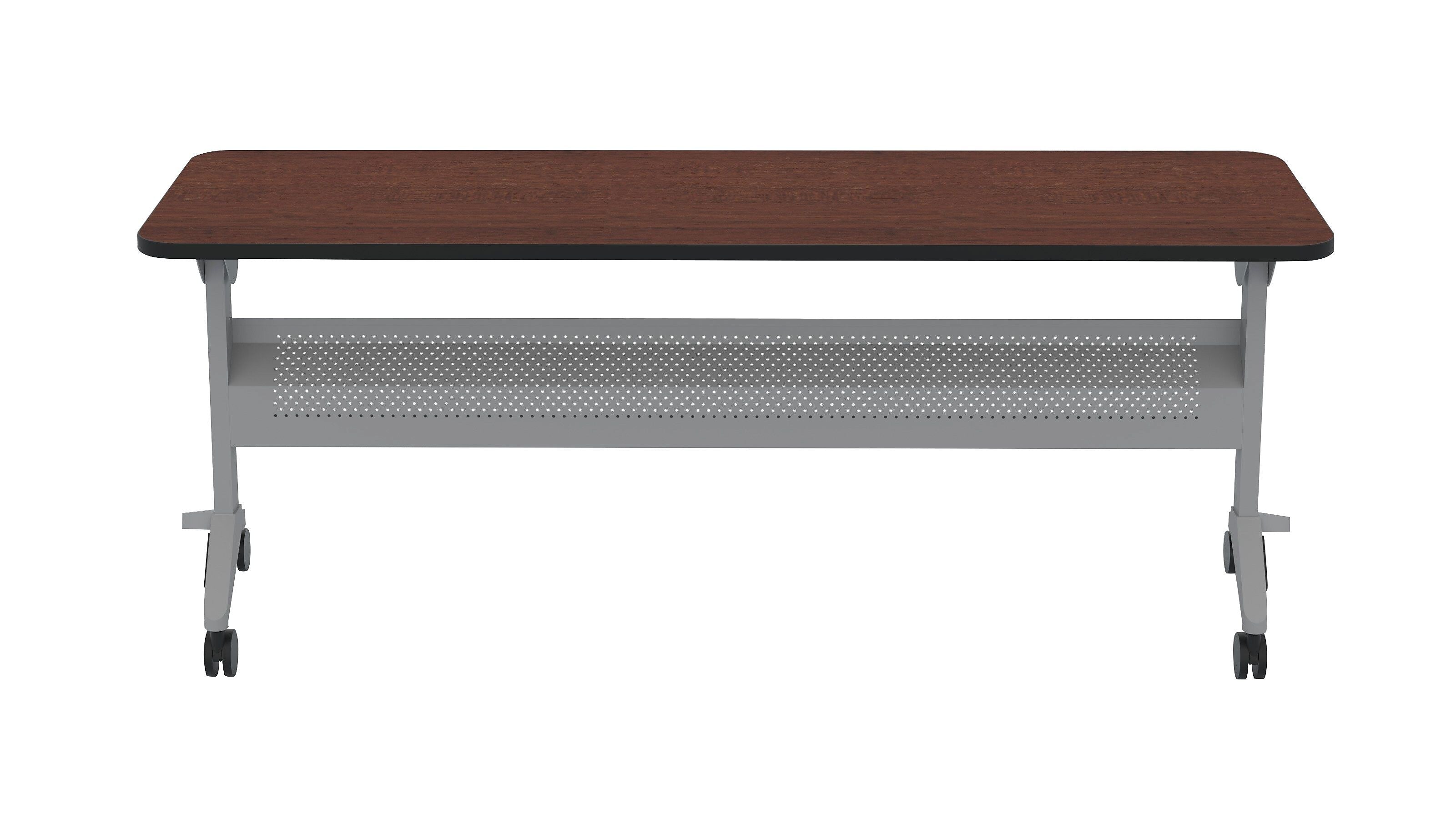 Safco Flip-n-Go 72" Rectangular Laminate Training Table, Folkstone (LF2472TSRMH)