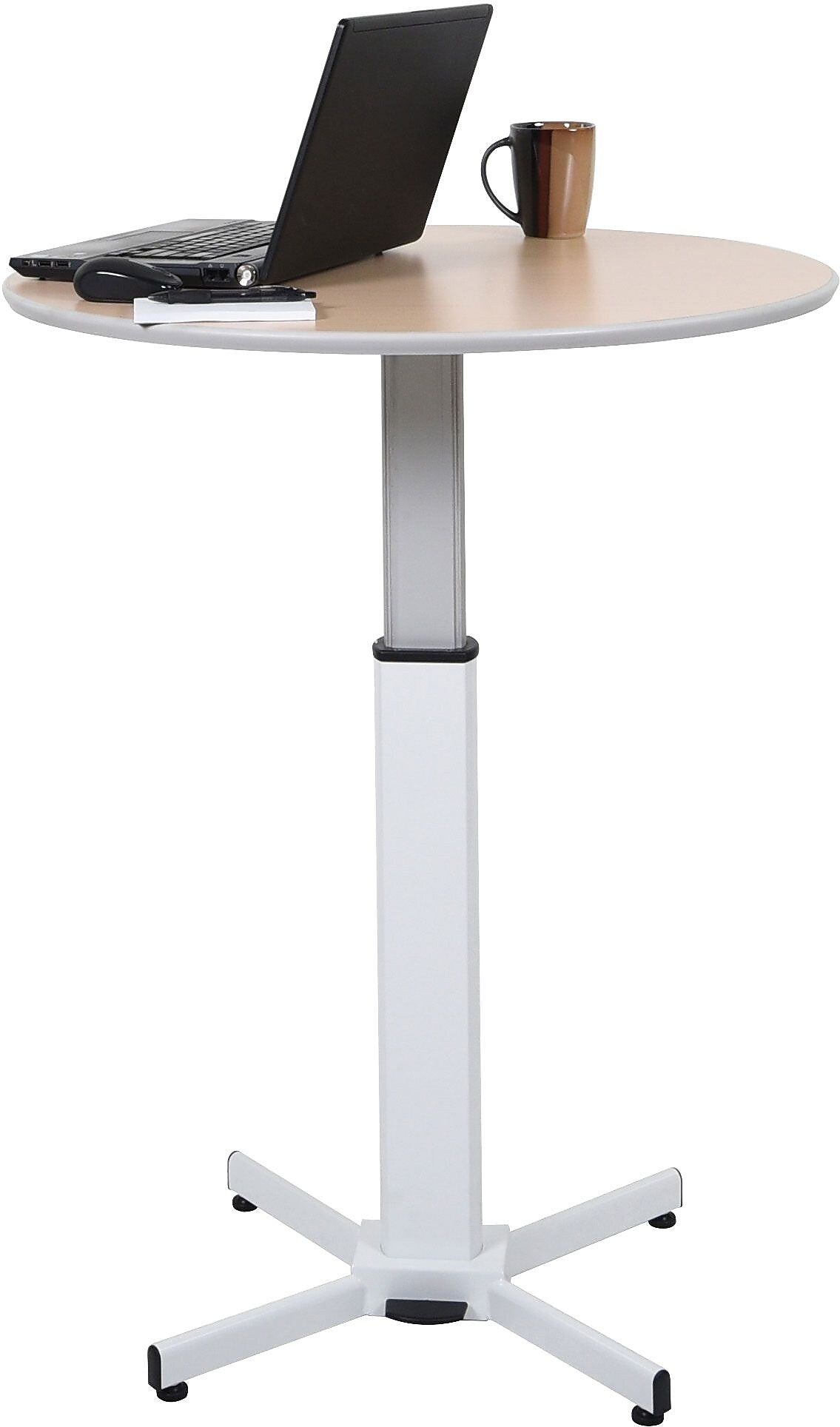 Luxor Pneumatic Adjustable Round Pedestal Table (LX-PNADJ-ROUND)