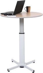 Luxor Pneumatic Adjustable Round Pedestal Table (LX-PNADJ-ROUND)