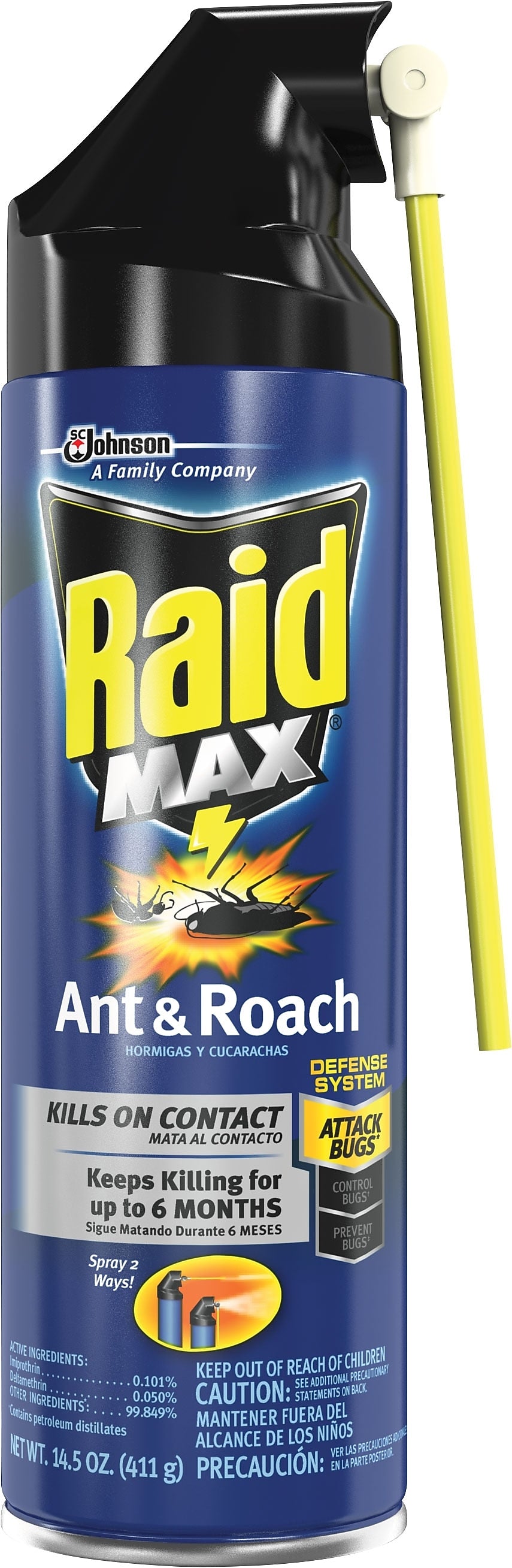 Raid Max Ant & Roach Killer, 14.5 oz. (655571)
