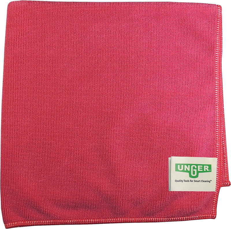Unger Nylon Dusting Cloths, Red, 10 Cloths/Pack (MF40R)
