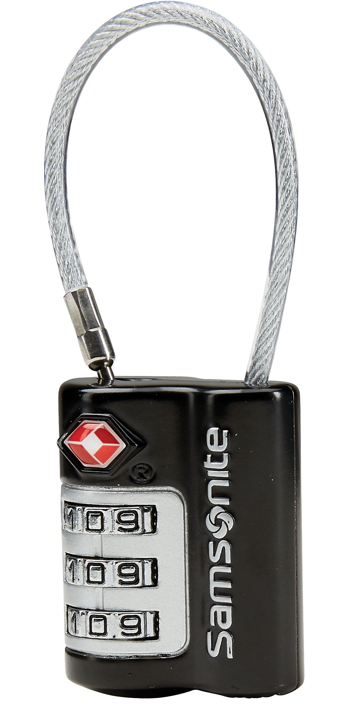 Samsonite 3-Digit Combination Lock, Black (91161-1041)
