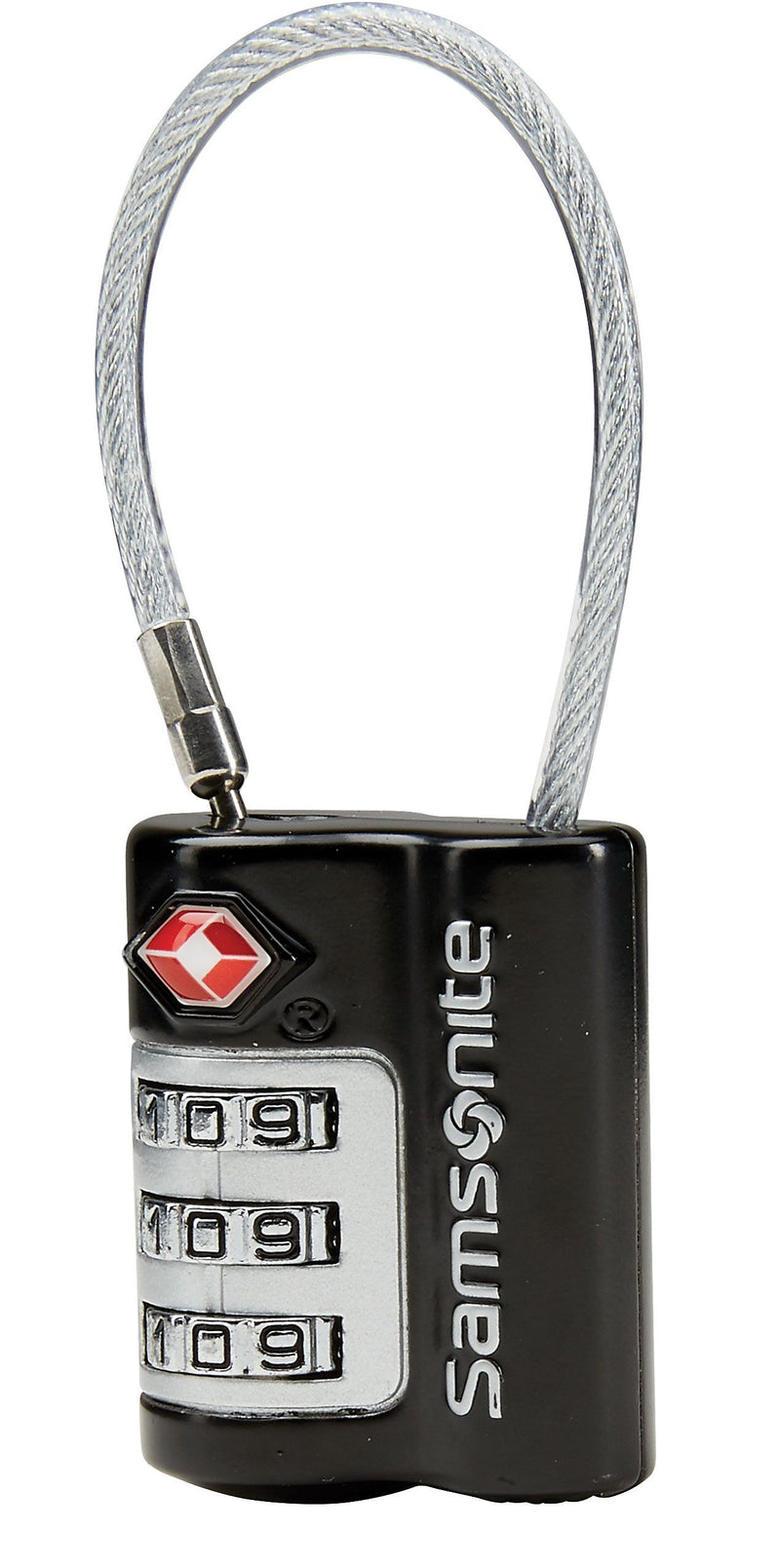 Samsonite 3-Digit Combination Lock, Black (91161-1041)