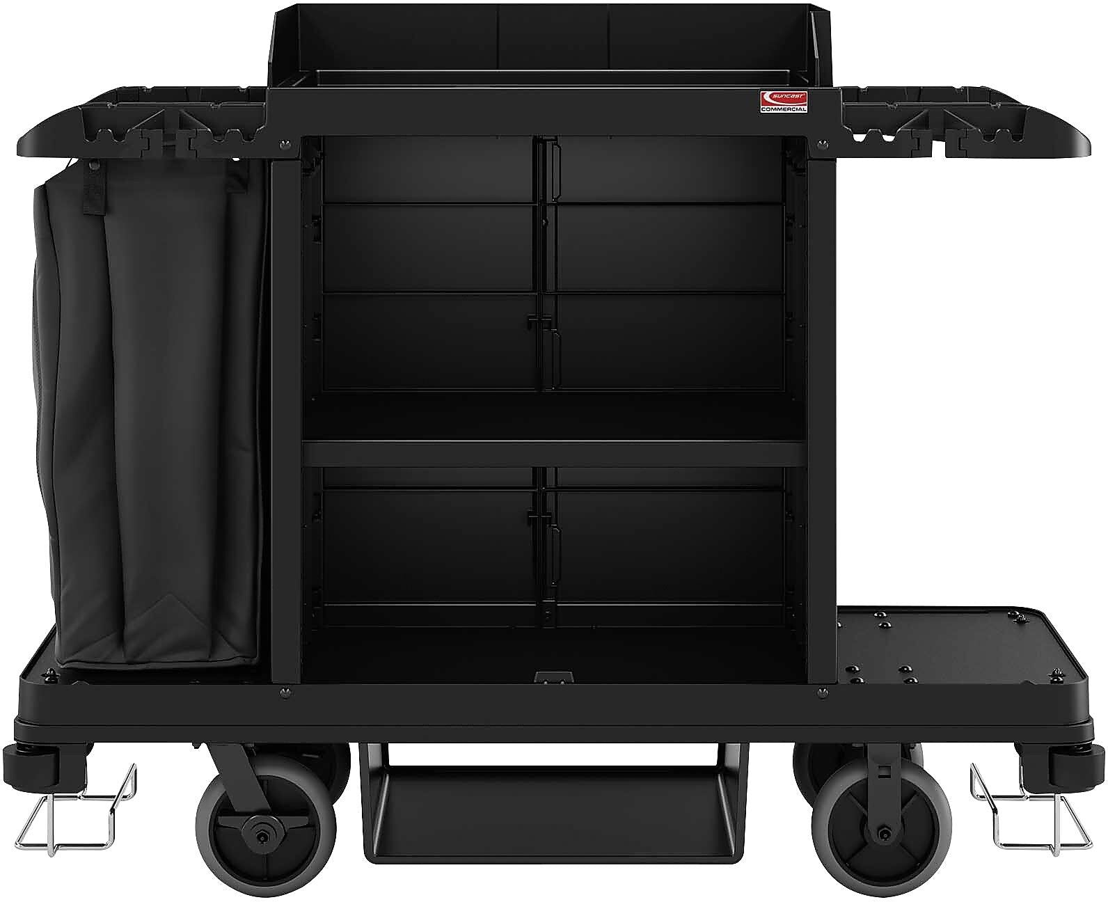 Suncast Commercial Housekeeping Cleaning Cart with Bag (HKC1000)