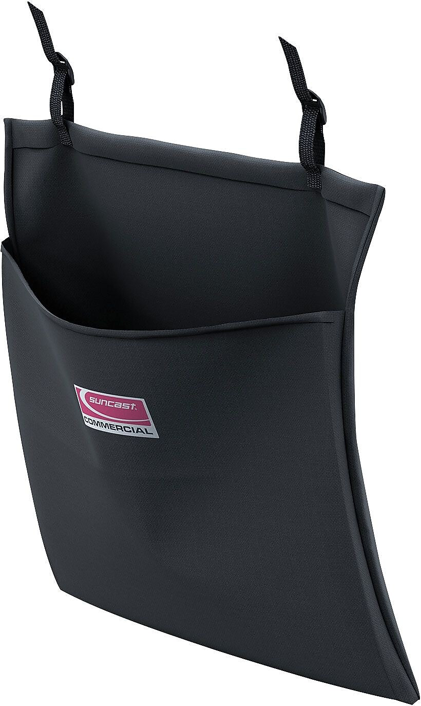 Suncast Commercial House Keeping Cleaning Cart Hanging Bag, Black Polyethylene (HKCBAG01D)