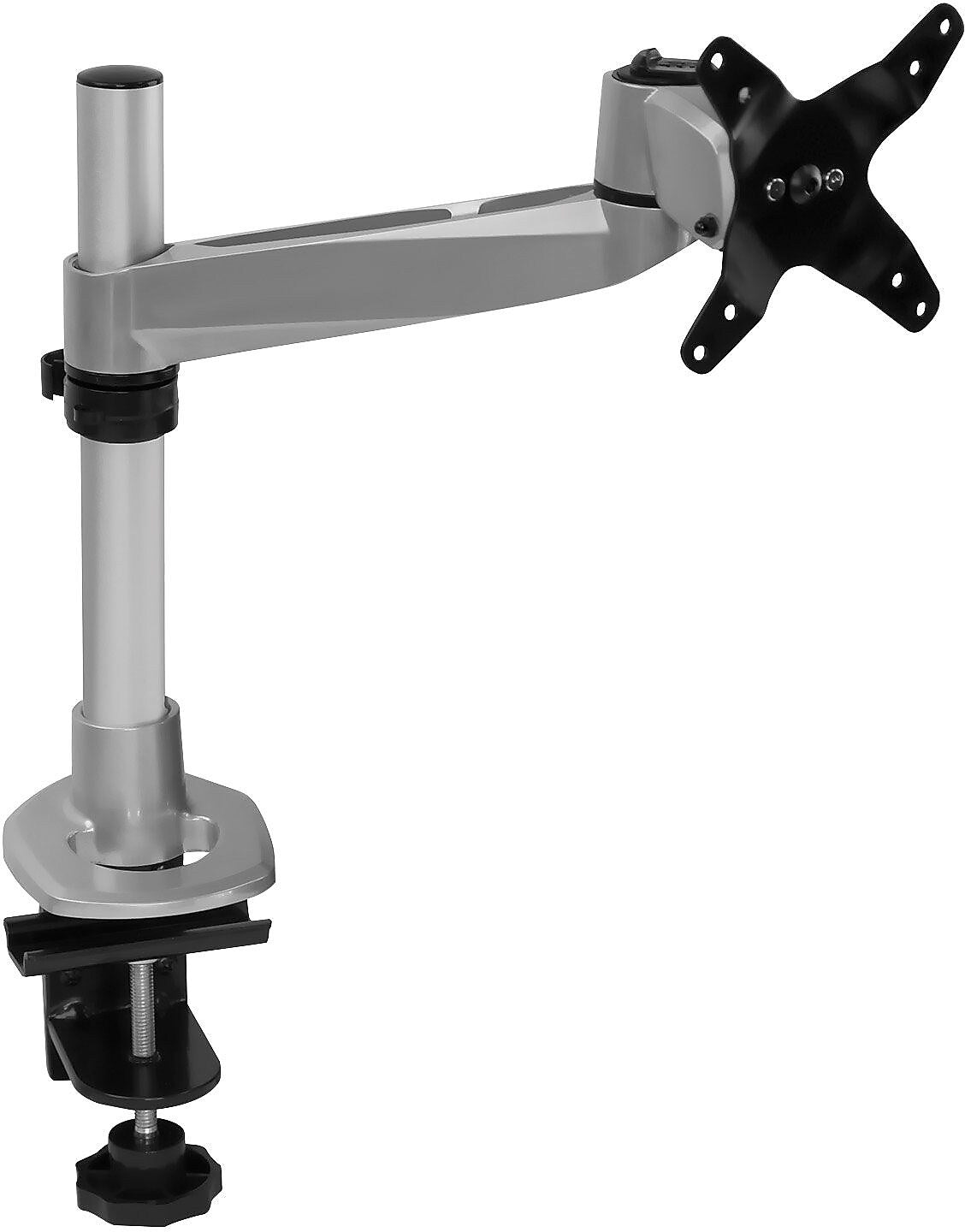 Mount-It! Modular Mount Adjustable Monitor Mount, Up to 30" Monitors, Gray/Silver (MI-321116)