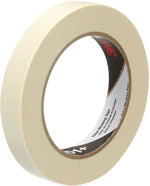 3M Masking Tape, 0.7" x 60 yds., Beige, 12 Rolls/Pack (MMM101-18)