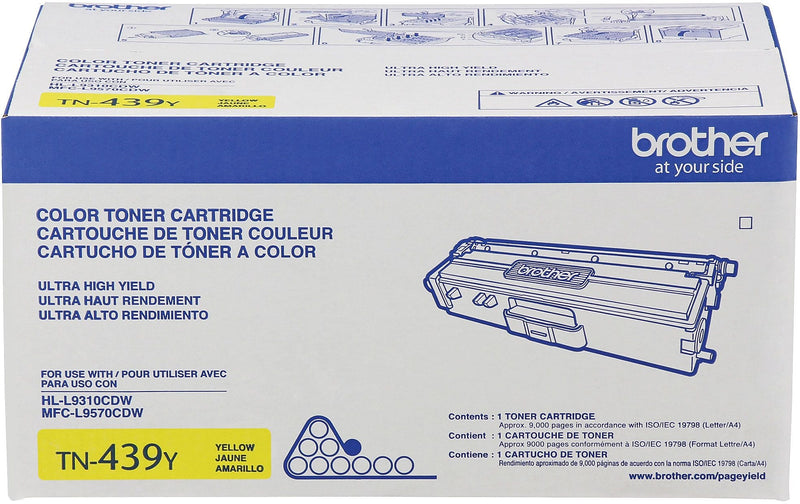 Brother TN-439 Yellow Ultra High Yield Toner Cartridge  (TN439Y)