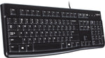 Logitech K120 USB Keyboard, Black (920-002478)