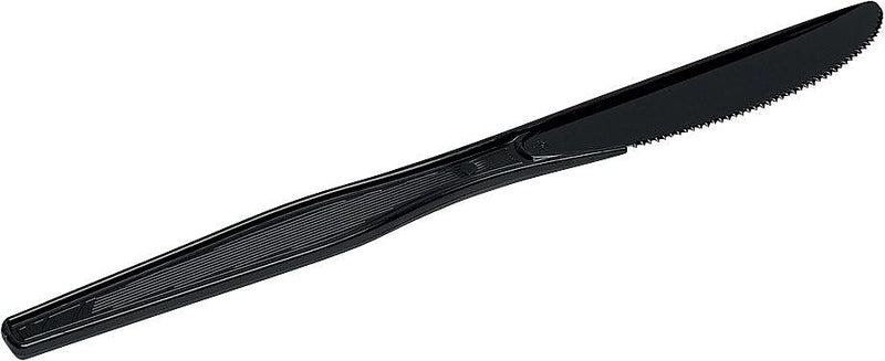 GP PRO Dixie® Bulk Polystyrene Heavy Weight Knives, Black, 1000/CT