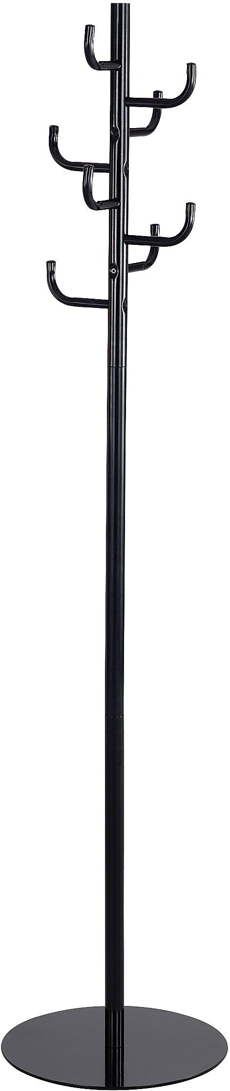 Safco Hook Head Coat Rack, Black (4241BL)