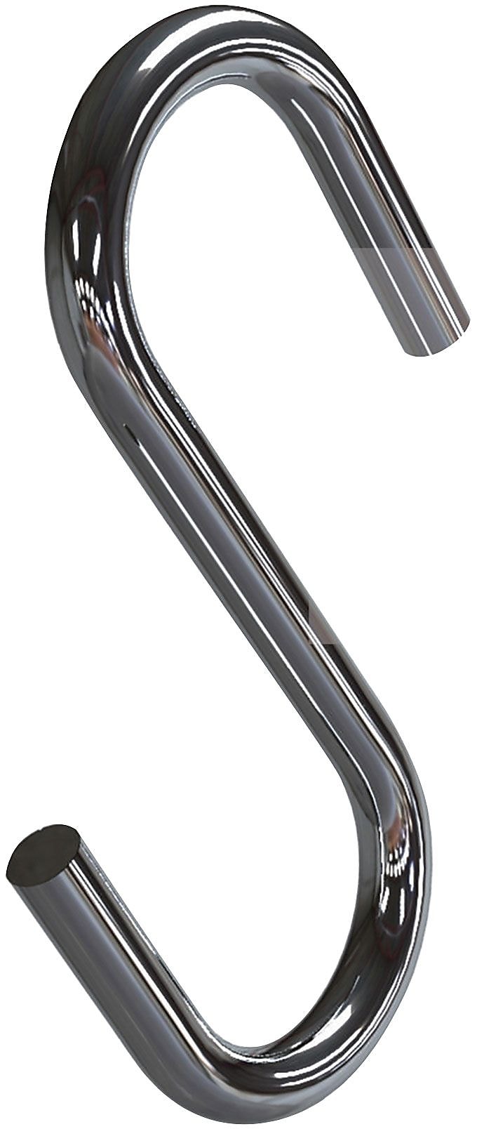 Deflecto S Hook, 1", 50/Pack (20013)
