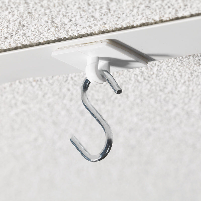 Deflecto S Hook, 1", 50/Pack (20013)