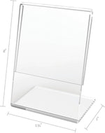 Deflect-O Document Holder, Table Top, Clear Plastic, 10/Pack (20004)