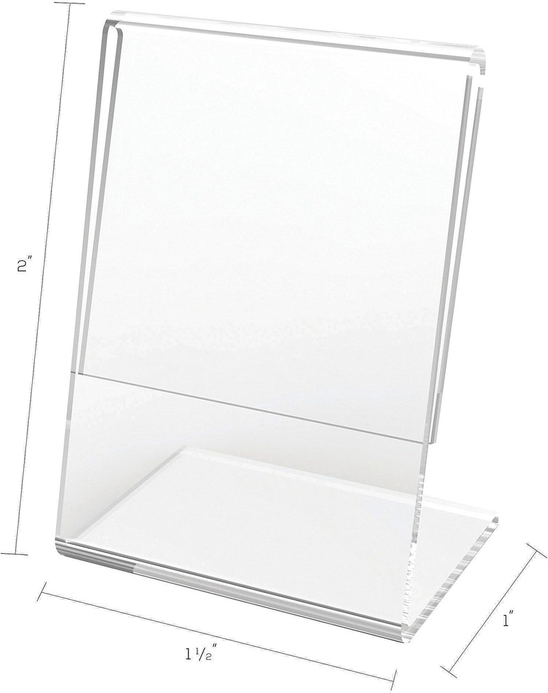 Deflect-O Document Holder, Table Top, Clear Plastic, 10/Pack (20004)