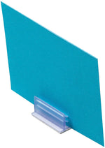 Deflect-O SuperGrip Card Holder, Desktop/Wall, Clear Plastic, 50/Pack (20002)