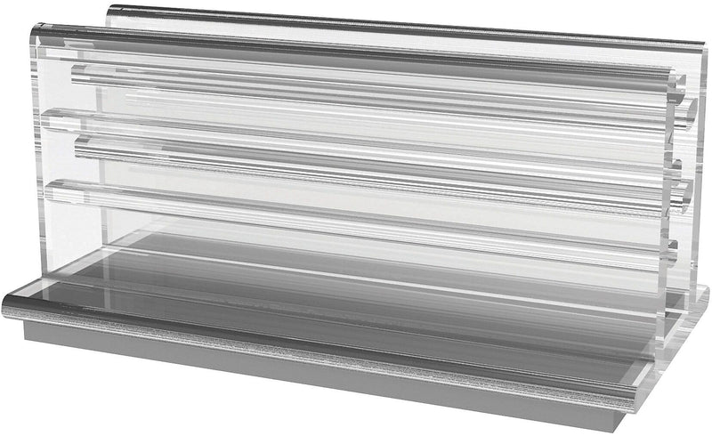 Deflect-O SuperGrip Card Holder, Desktop/Wall, Clear Plastic, 50/Pack (20002)