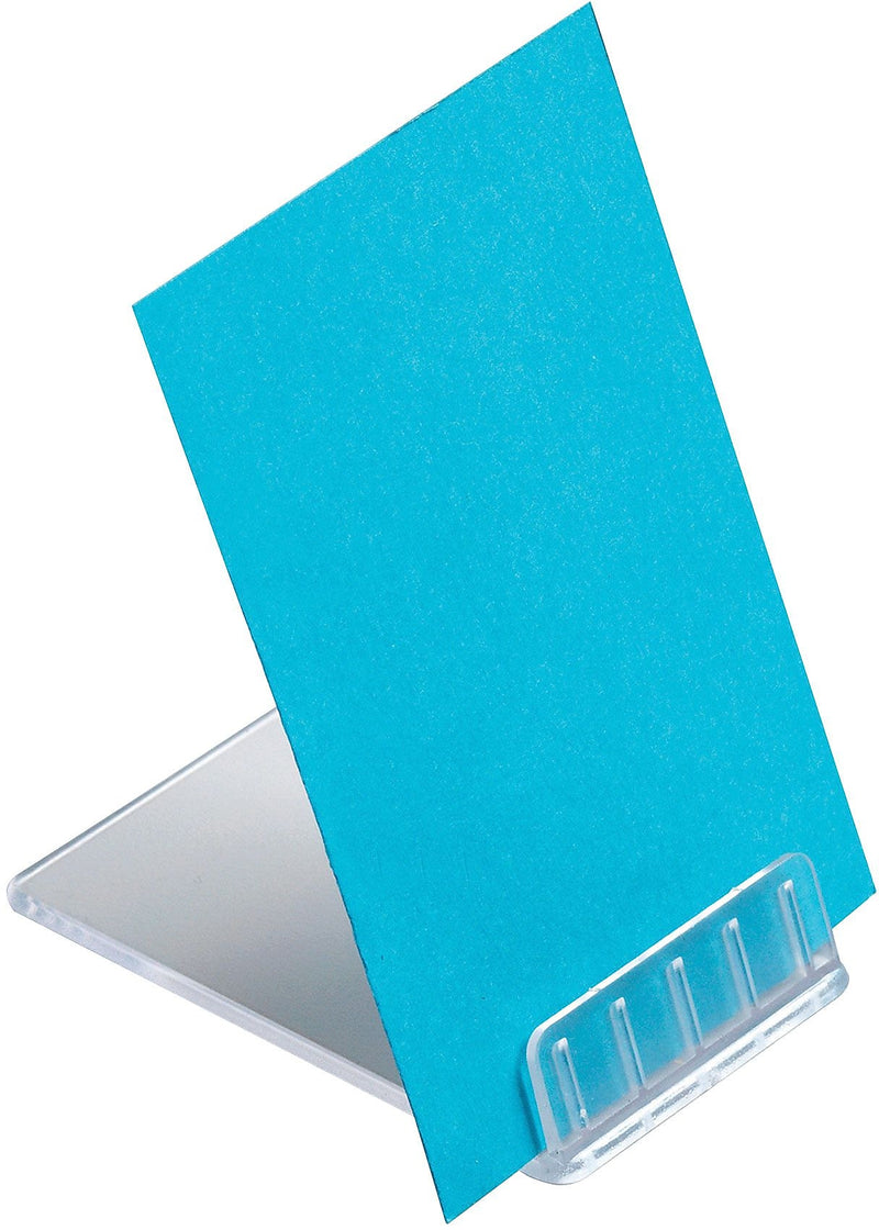 Deflecto Card Holder, Tabletop, Clear Plastic (20001RT)
