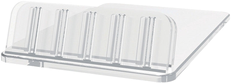 Deflecto Card Holder, Tabletop, Clear Plastic (20001RT)