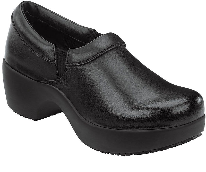 SR Max Geneva Women's Black Slip Resistant Clog, 5.5 M (SRM132)