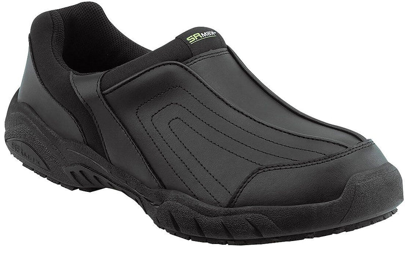SR Max Charlotte Women's Black Slip Resistant Slip On Casual, 7.0 EW (SRM140)