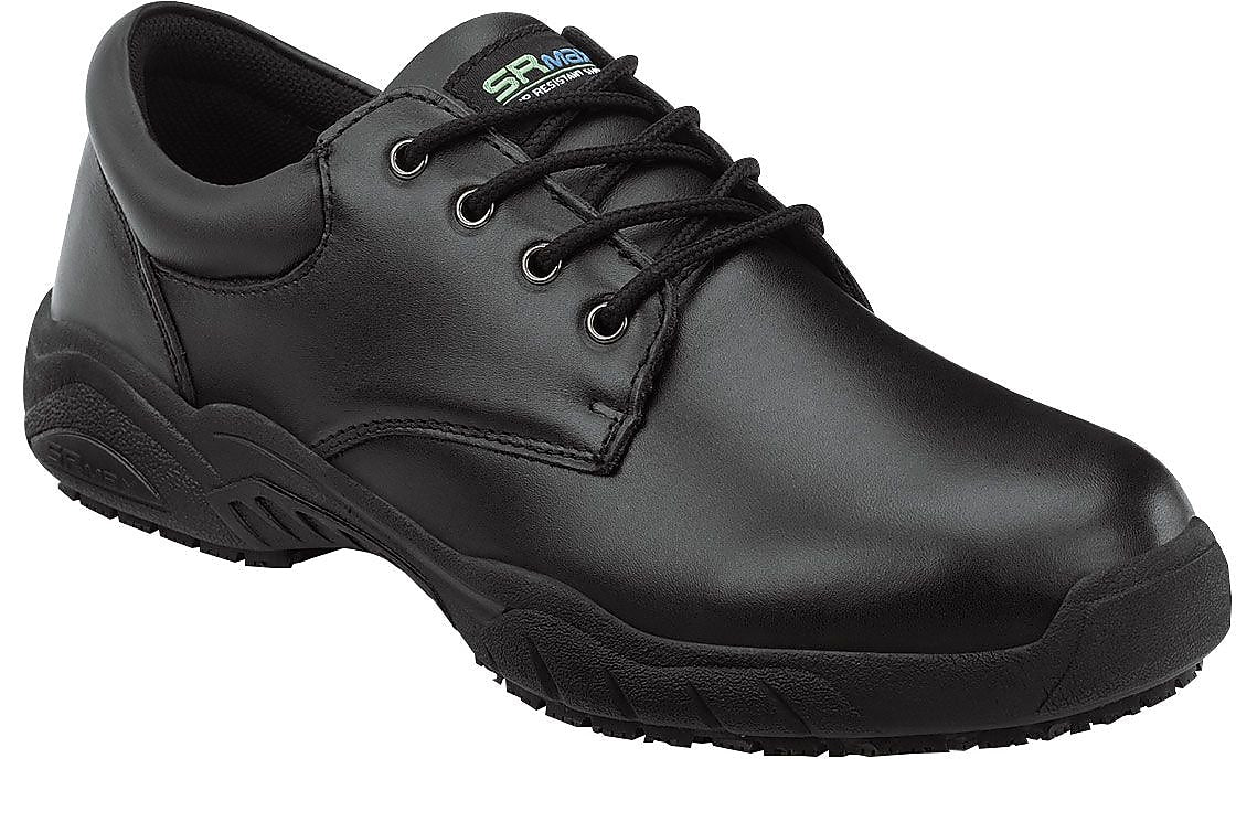 SR Max Providence Women's Black Slip Resistant Dress Oxford, 8.0 M (SRM180)