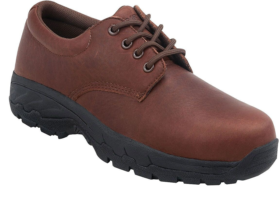 SR Max Burke Brown, Men's, Comp Toe, EH, Security Friendly, Casual Oxford, 11.5 EW (SRM2060)