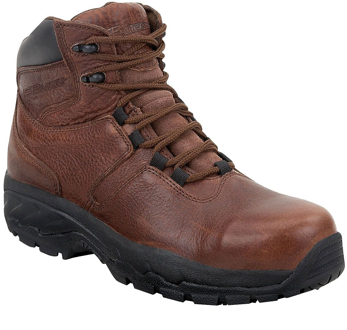SR Max Kobuk Men's, Slip Resistant, Waterproof, Soft Toe, Brown Hiker, 10.5 M (SRM2610)