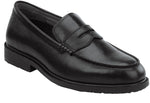 SR Max Burlington Men's Black Slip Resistant Penny Loafer, 11.0 M (SRM3010)