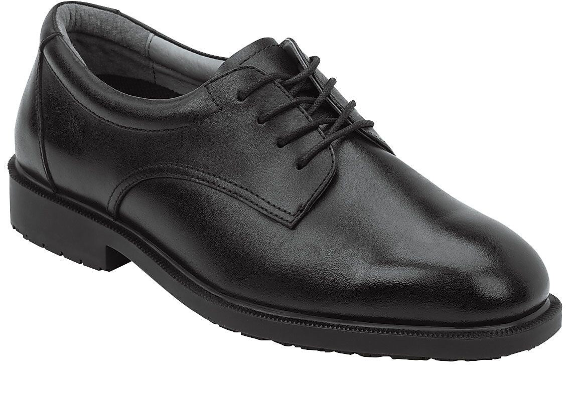 SR Max Arlington Men's Slip Resistant Black Leather Dress Oxford, 7.5 M (SRM3500)