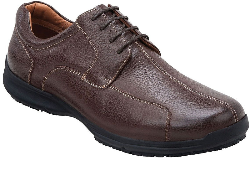 SR Max Atlanta Men's Brown, Soft Toe, Slip Resistant Oxford, 9.0 M (SRM3750)