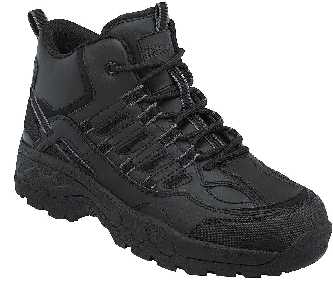 SR Max Boone Men's Slip Resistant, Black, Comp Toe, EH, Hi Top Athletic, 13.0 M (SRM4790)