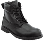 SR Max Washington Men's Black, Steel Toe, Slip Resistant, 6 Inch Work Boot, 9.5 EW (SRM5000)