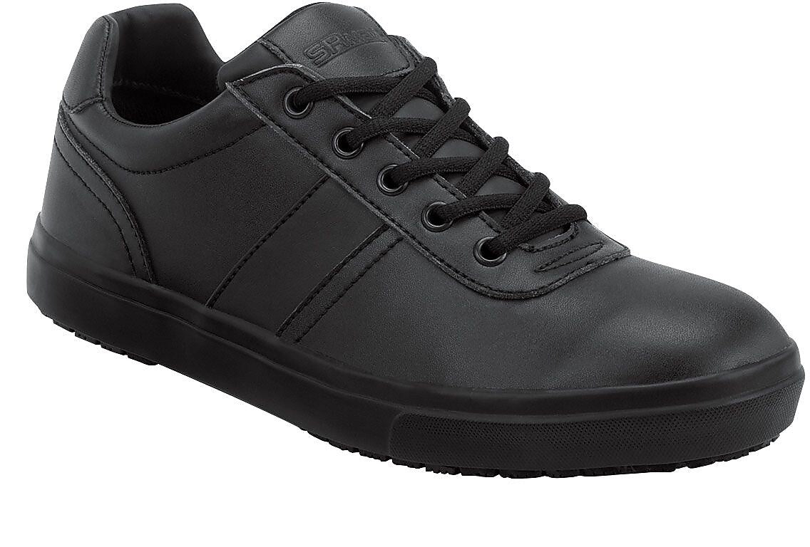 SR Max Santa Cruz Black, Non-Safety Toe, SR, Women's Skate Style Casual Oxford, 9.5 M (SRM630)
