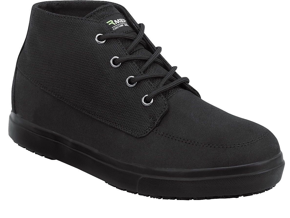 SR Max Jackson Men's Black Soft Toe Shoe, SR, Casual Chukka, 8.5 M (SRM6800)